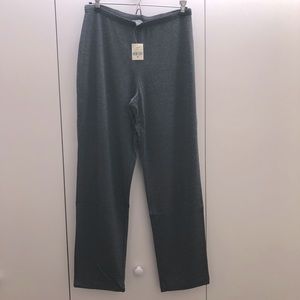 JJill Wearever Gray full length straight legged pants